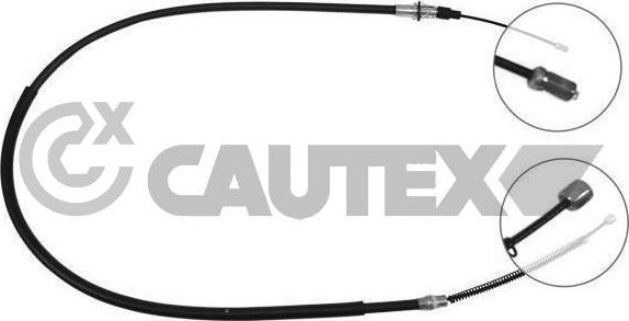 Cautex 489034 - Трос, гальмівна система autozip.com.ua