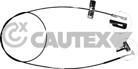 Cautex 069101 - Трос, гальмівна система autozip.com.ua