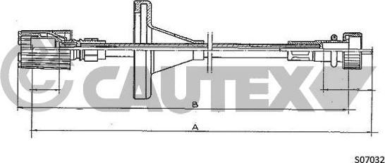 Cautex 019067 - Тросик спідометра autozip.com.ua