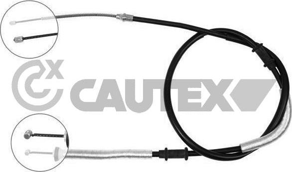 Cautex 019010 - Трос, гальмівна система autozip.com.ua