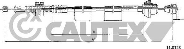 Cautex 085594 - Тросик газу autozip.com.ua