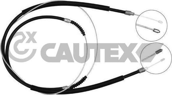 Cautex 038308 - Трос, гальмівна система autozip.com.ua