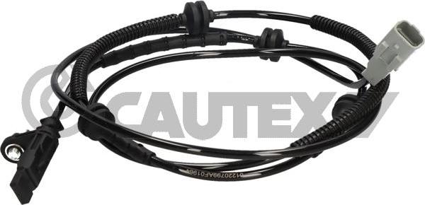 Cautex 755164 - Датчик ABS, частота обертання колеса autozip.com.ua