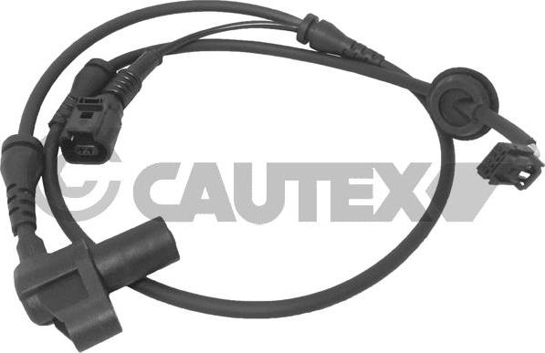 Cautex 755160 - Датчик ABS, частота обертання колеса autozip.com.ua