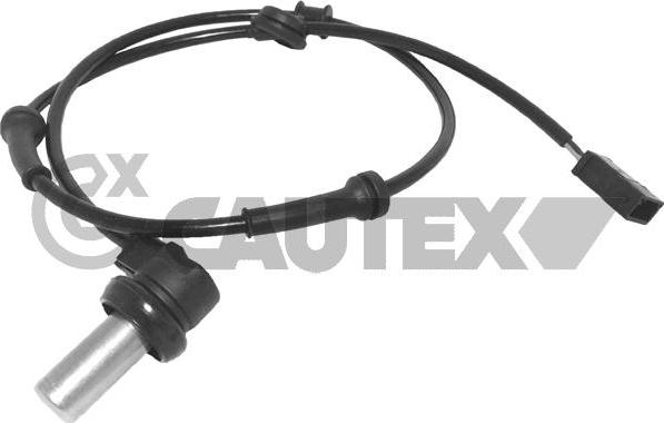 Cautex 755128 - Датчик ABS, частота обертання колеса autozip.com.ua