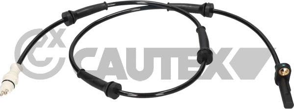 Cautex 755246 - Датчик ABS, частота обертання колеса autozip.com.ua