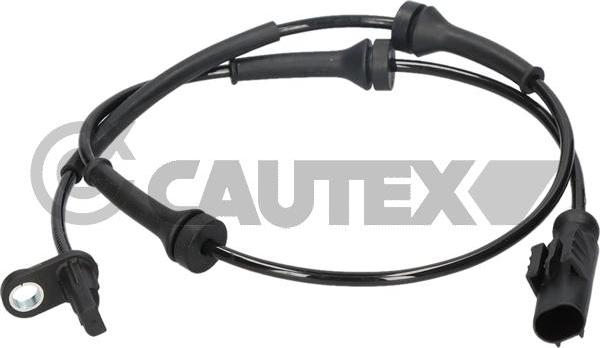 Cautex 755256 - Датчик ABS, частота обертання колеса autozip.com.ua