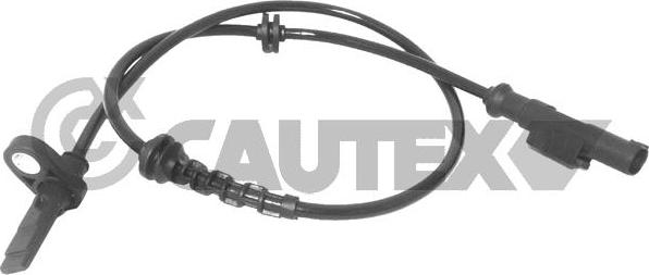 Cautex 755253 - Датчик ABS, частота обертання колеса autozip.com.ua