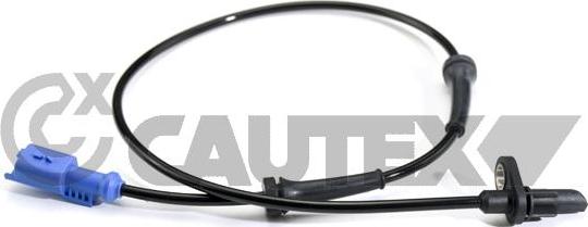Cautex 755257 - Датчик ABS, частота обертання колеса autozip.com.ua