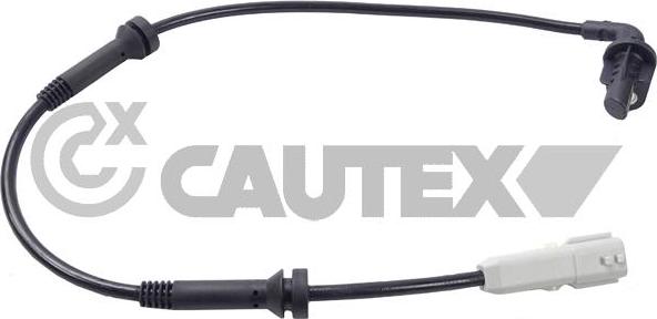 Cautex 755260 - Датчик ABS, частота обертання колеса autozip.com.ua