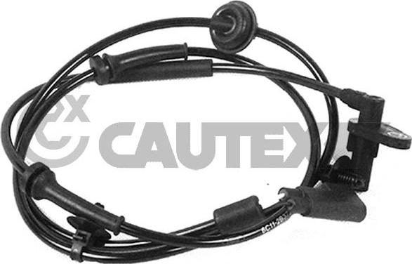 Cautex 755279 - Датчик ABS, частота обертання колеса autozip.com.ua