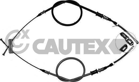 Cautex 765747 - Трос, гальмівна система autozip.com.ua