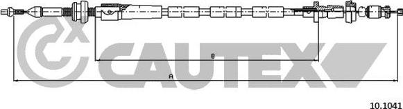 Cautex 765721 - Тросик газу autozip.com.ua