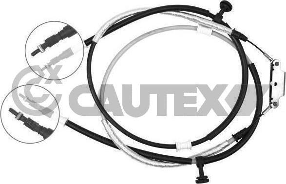 Cautex 760094 - Трос, гальмівна система autozip.com.ua