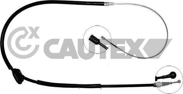 Cautex 760166 - Трос, гальмівна система autozip.com.ua