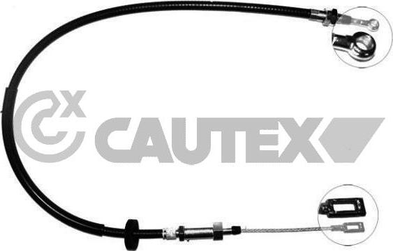 Cautex 760126 - Трос, гальмівна система autozip.com.ua