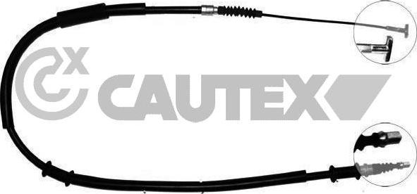 Cautex 761655 - Трос, гальмівна система autozip.com.ua