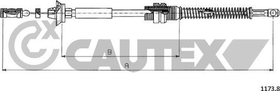 Cautex 761193 - Тросик газу autozip.com.ua