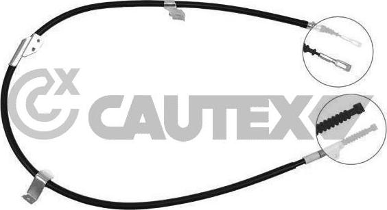 Cautex 761841 - Трос, гальмівна система autozip.com.ua