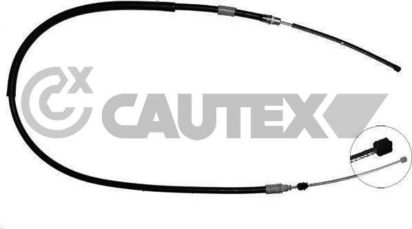 Cautex 762436 - Трос, гальмівна система autozip.com.ua