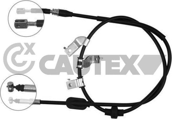 Cautex 708081 - Трос, гальмівна система autozip.com.ua