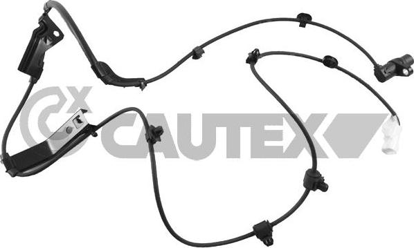 Cautex 775423 - Датчик ABS, частота обертання колеса autozip.com.ua
