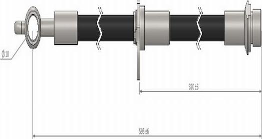 CAVO C900 962A - Гальмівний шланг autozip.com.ua