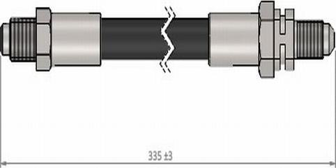 CAVO C900 469A - Гальмівний шланг autozip.com.ua