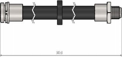 CAVO C900 506A - Гальмівний шланг autozip.com.ua