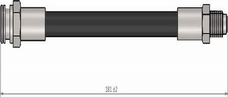 CAVO C900 587A - Гальмівний шланг autozip.com.ua