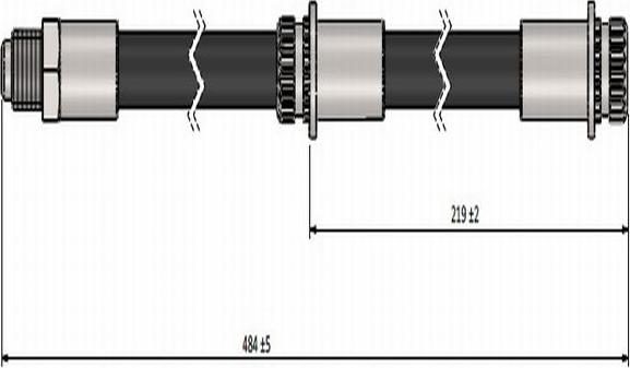 CAVO C900 695A - Гальмівний шланг autozip.com.ua