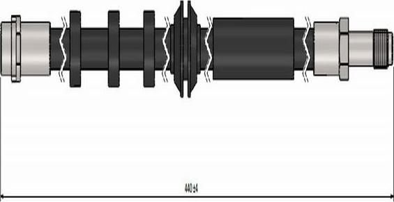 CAVO C900 655A - Гальмівний шланг autozip.com.ua