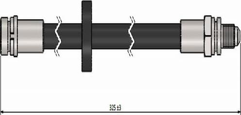 CAVO C900 364A - Гальмівний шланг autozip.com.ua