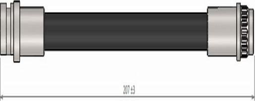 CAVO C900 287A - Гальмівний шланг autozip.com.ua