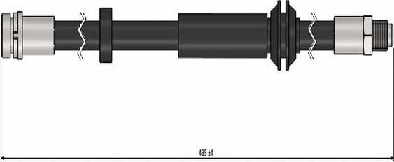 CAVO C900 739A - Гальмівний шланг autozip.com.ua