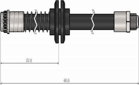 CAVO C800 925A - Гальмівний шланг autozip.com.ua