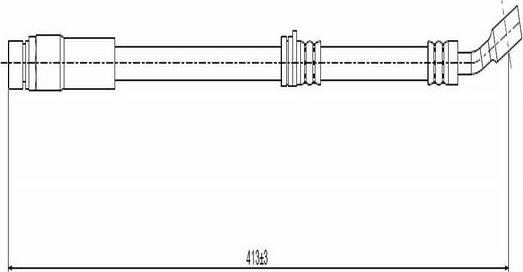 CAVO C800 515A - Гальмівний шланг autozip.com.ua