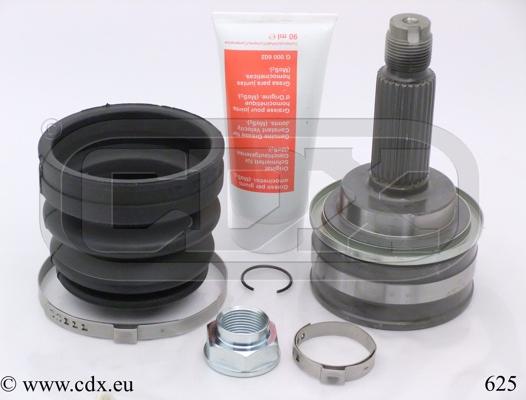 CDX 625 - Шарнірний комплект, ШРУС, приводний вал autozip.com.ua