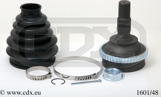 CDX 1601/48 - Шарнірний комплект, ШРУС, приводний вал autozip.com.ua