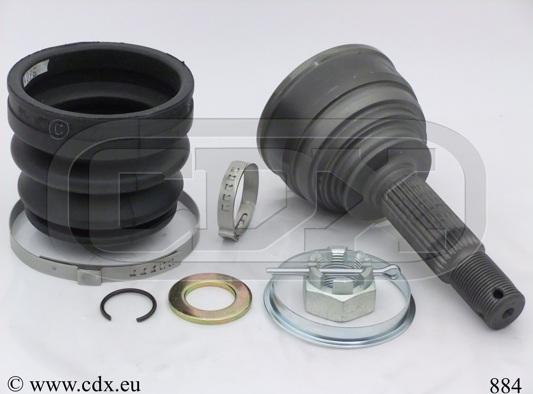 CDX 884 - Шарнірний комплект, ШРУС, приводний вал autozip.com.ua