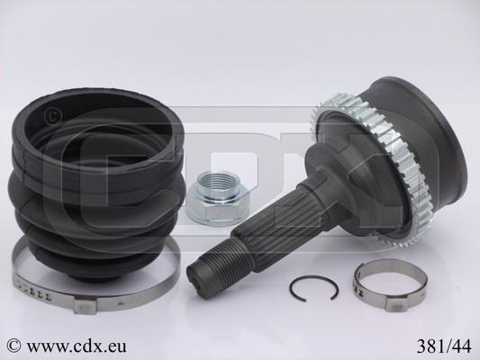 CDX 381/44 - Шарнірний комплект, ШРУС, приводний вал autozip.com.ua