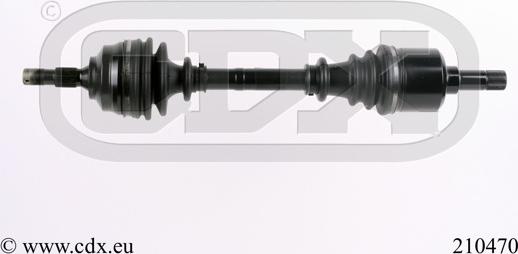 CDX 210470 - Приводний вал autozip.com.ua