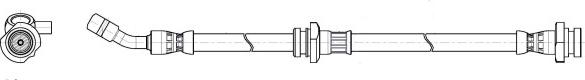 CEF 514932 - Гальмівний шланг autozip.com.ua