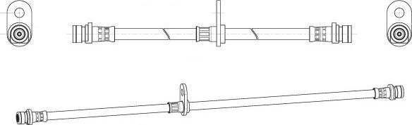 CEF 514822 - Гальмівний шланг autozip.com.ua