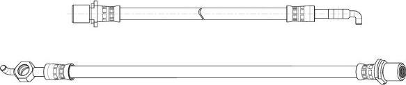 CEF 514705 - Гальмівний шланг autozip.com.ua