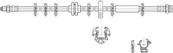 CEF 516992 - Гальмівний шланг autozip.com.ua