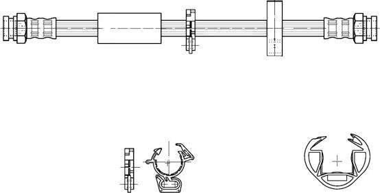 CEF 516877 - Гальмівний шланг autozip.com.ua