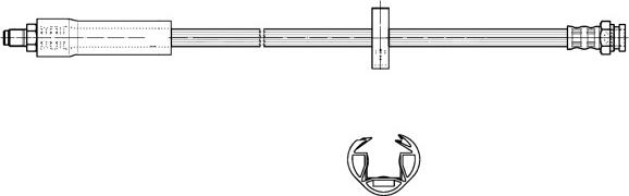 CEF 510973 - Гальмівний шланг autozip.com.ua