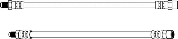 CEF 510129 - Гальмівний шланг autozip.com.ua