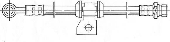 CEF 510885 - Гальмівний шланг autozip.com.ua